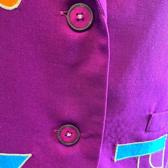 Domani 80’s vintage wool blazer - Picture 8 of 9